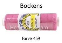 Bockens  hør 35/2 farve 469 rosa